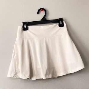 White mini skort.